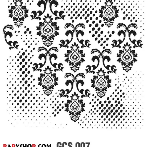 شابلون استنسیل 44*40 کادنس کد GCS007 طرح مدرن دیوار