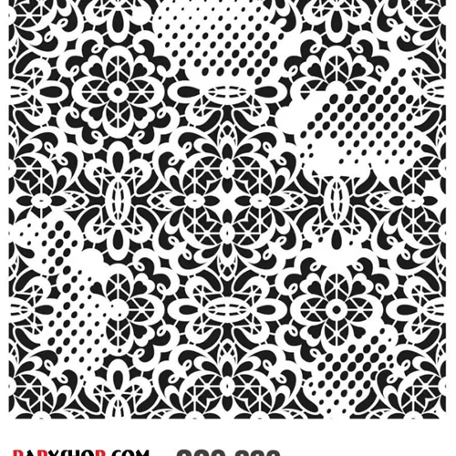 شابلون استنسیل 44*40 کادنس کد GCS006 طرح مدرن دیوار