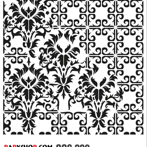 شابلون استنسیل 44*40 کادنس کد GCS009 طرح مدرن دیوار